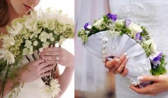 Kiểu hoa cầm tay cô dâu