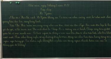 Trung tâm luyện viết chữ đẹp tốt nhất tại Quảng Ninh
