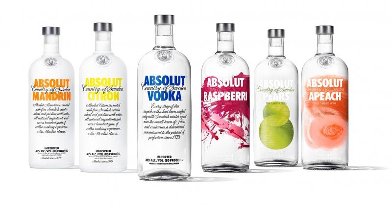 Absolut Vodka có khá nhiều hương vị để lựa chọn