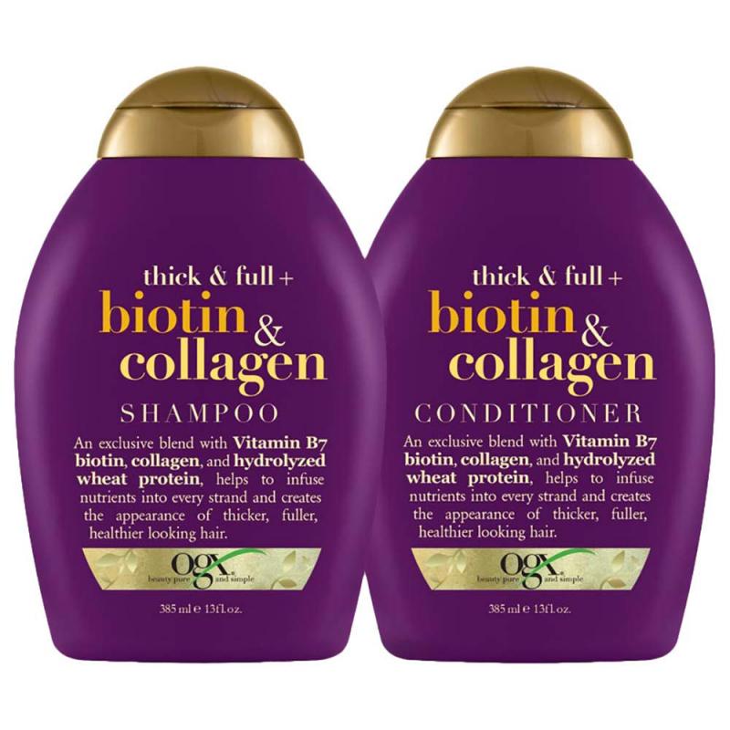 Bộ đôi chăm sóc tóc Biotin & Collagen bao gồm dầu gội và dầu xả