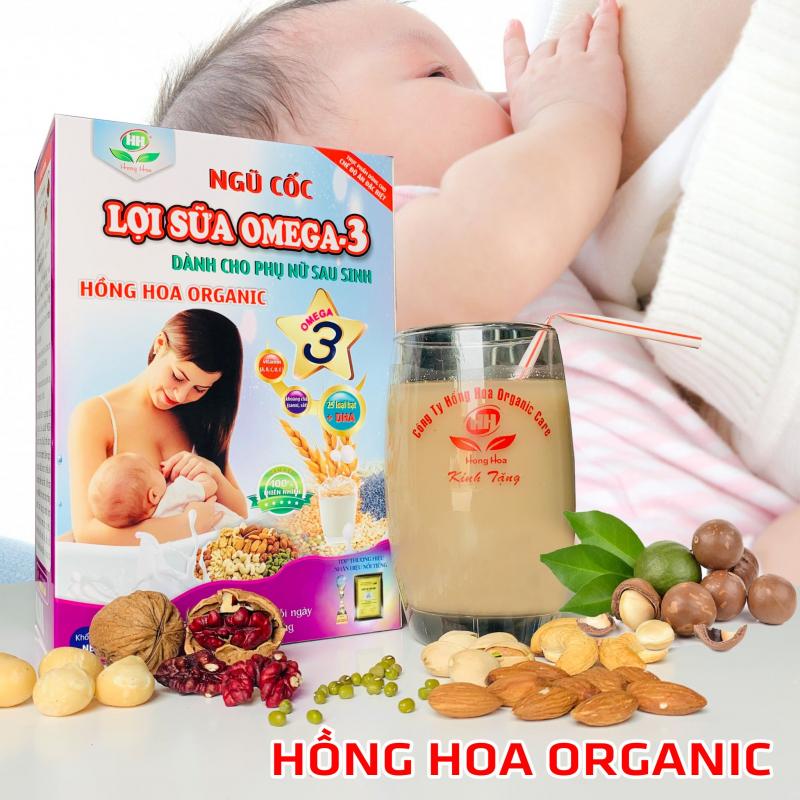 Lợi sữa Omega 3 – Hồng Hoa Organic
