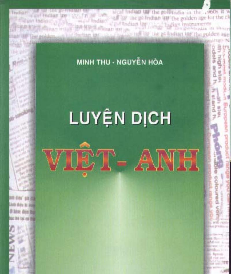 Luyện dịch Việt Anh