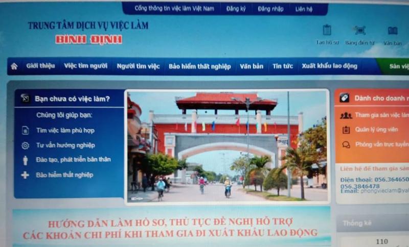 Trung tâm giới thiệu việc làm tỉnh Bình Định