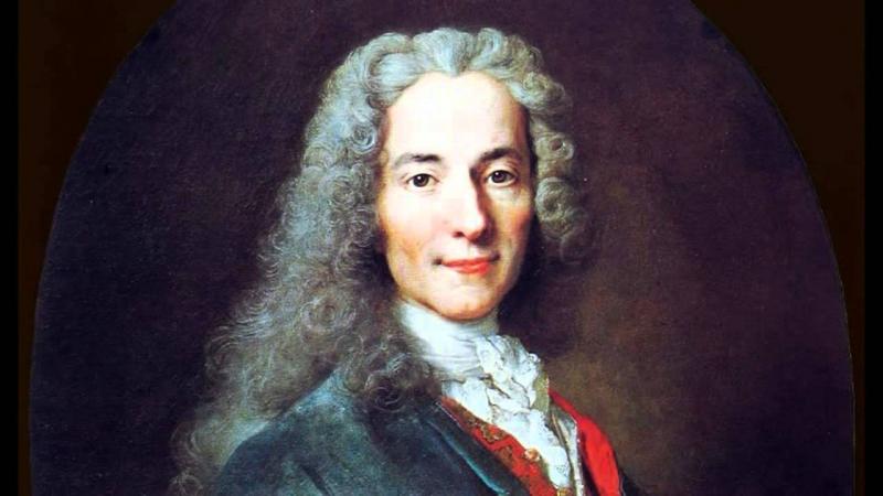 Tranh vẽ Voltaire