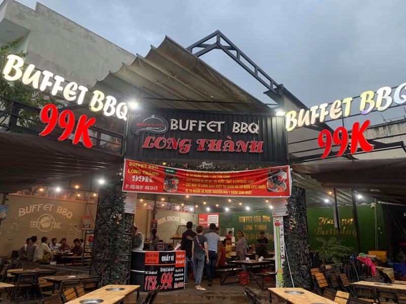 Buffet BBQ Long Thành 99k