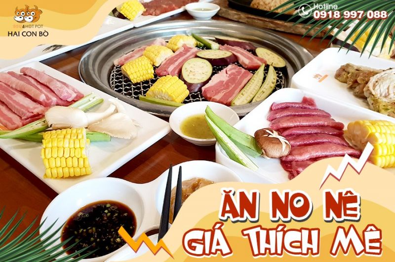 Hai Con Bò BBQ - Buffet Nướng & Lẩu - Nguyễn Duy Trinh