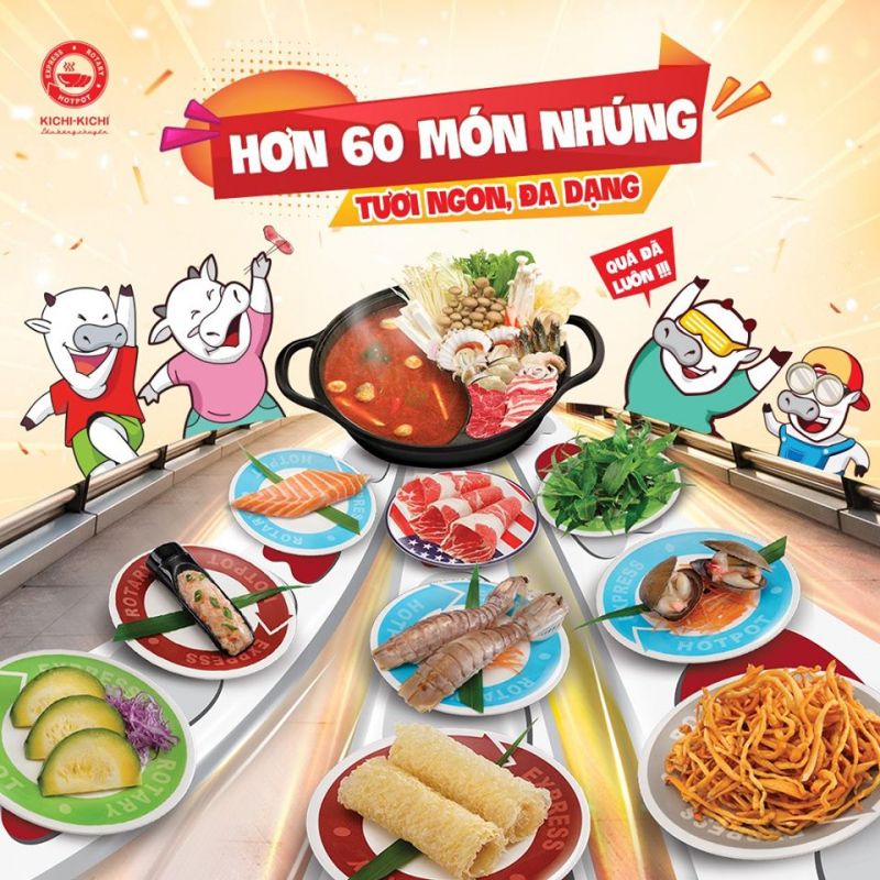 Kichi Kichi Lẩu Băng Chuyền - Vicom Megamall