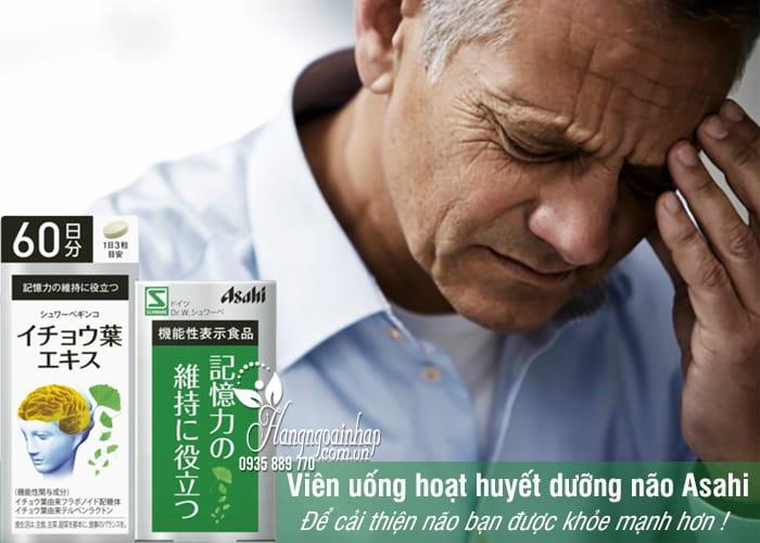 Viên uống hoạt huyết dưỡng não Asahi Nhật Bản