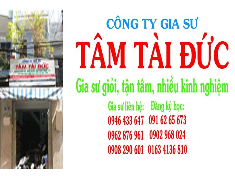 Trung tâm gia sư Nha Trang, Khánh Hòa - Công ty gia sư Tâm Tài Đức