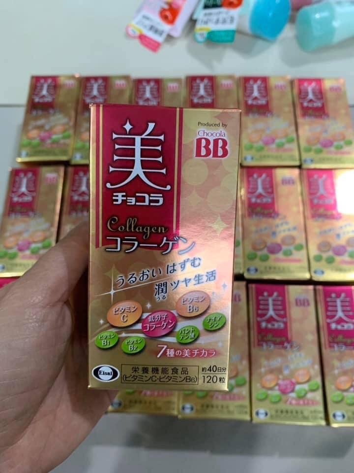 Viên uống làm đẹp da, xoá vết thâm BB Chocola Collagen