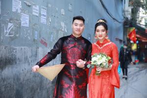 Địa chỉ cho thuê áo dài cưới hỏi đẹp nhất quận Cầu Giấy, Hà Nội