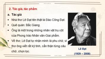 Bài thơ hay nhất của tác giả Lê Đạt - Đào Công Đạt