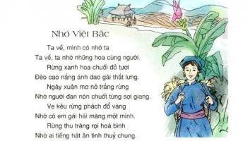Bài văn Phân tích khổ thơ thứ 4 bài thơ Việt Bắc của Tố Hữu (Ngữ văn 12) hay nhất