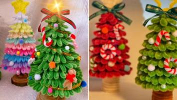 Cách làm cây thông Noel handmade đẹp nhất