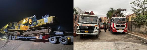 Địa chỉ cho thuê xe cẩu ở Quảng Ninh phục vụ nâng hạ