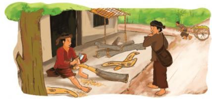 đoạn văn khoảng 5 đến 7 câu có sử dụng thành ngữ đẽo cày giữa đường