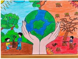 đoạn văn tả bức tranh về trái đất hay nhất (lớp 3)