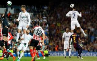 Lần bật cao nhất ghi bàn của Cristiano Ronaldo