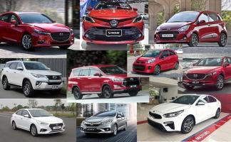 Mẫu xe ô tô bán chạy nhất trong tháng 4/2019