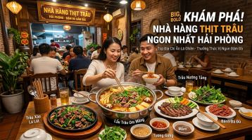 Nhà hàng, quán thịt trâu ngon tại Hải Phòng
