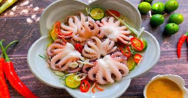 Quán ăn có món chế biến từ bạch tuộc ngon nhất ở Bình Dương