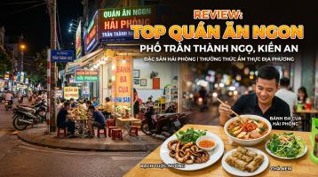 Quán ăn ngon đường Trần Thành Ngọ, Hải Phòng