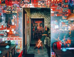 Quán ăn phong cách phim Hong Kong ở Sài Gòn