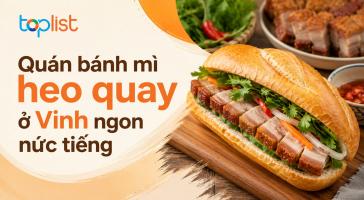 Quán bánh mì heo quay ở Vinh ngon nức tiếng