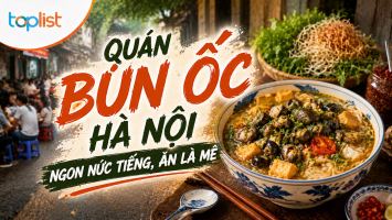 Quán bún ốc Hà Nội ngon nức tiếng, ăn là mê