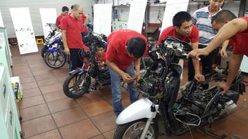 Trung tâm dạy nghề sửa xe máy uy tín ở Bình Dương