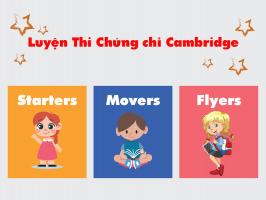 Trung tâm luyện thi chứng chỉ Cambrigde cho trẻ em tốt nhất Hà Nội