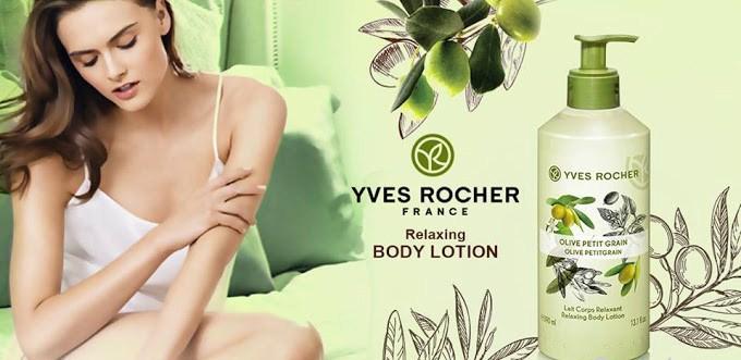 Yves Rocher Relaxing Olive Lemongrass Body Lotion