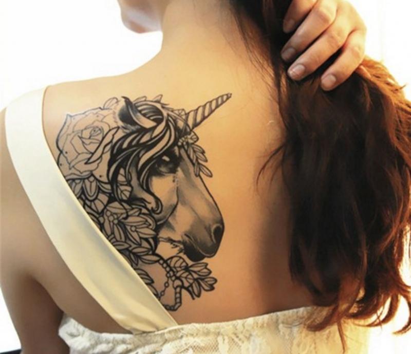 50+ mini tattoo unicorn design ideas for men and women