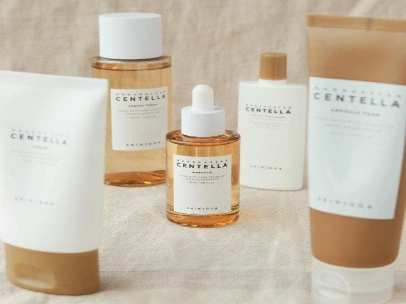 Bộ 5 sản phẩm giảm mụn kiềm dầu Skin1004 Madagascar Centella