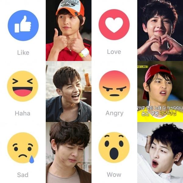 Anh chàng Song Joong Ki điển trai với vô số những biểu cảm dễ thương