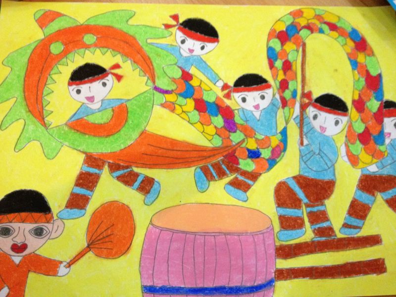 Vẽ tranh giành múa lân đầu năm mới Trung Thu  Vẽ Tranh Tết Trung Thu  Vẽ liên hoan tiệc tùng múa lân   YouTube