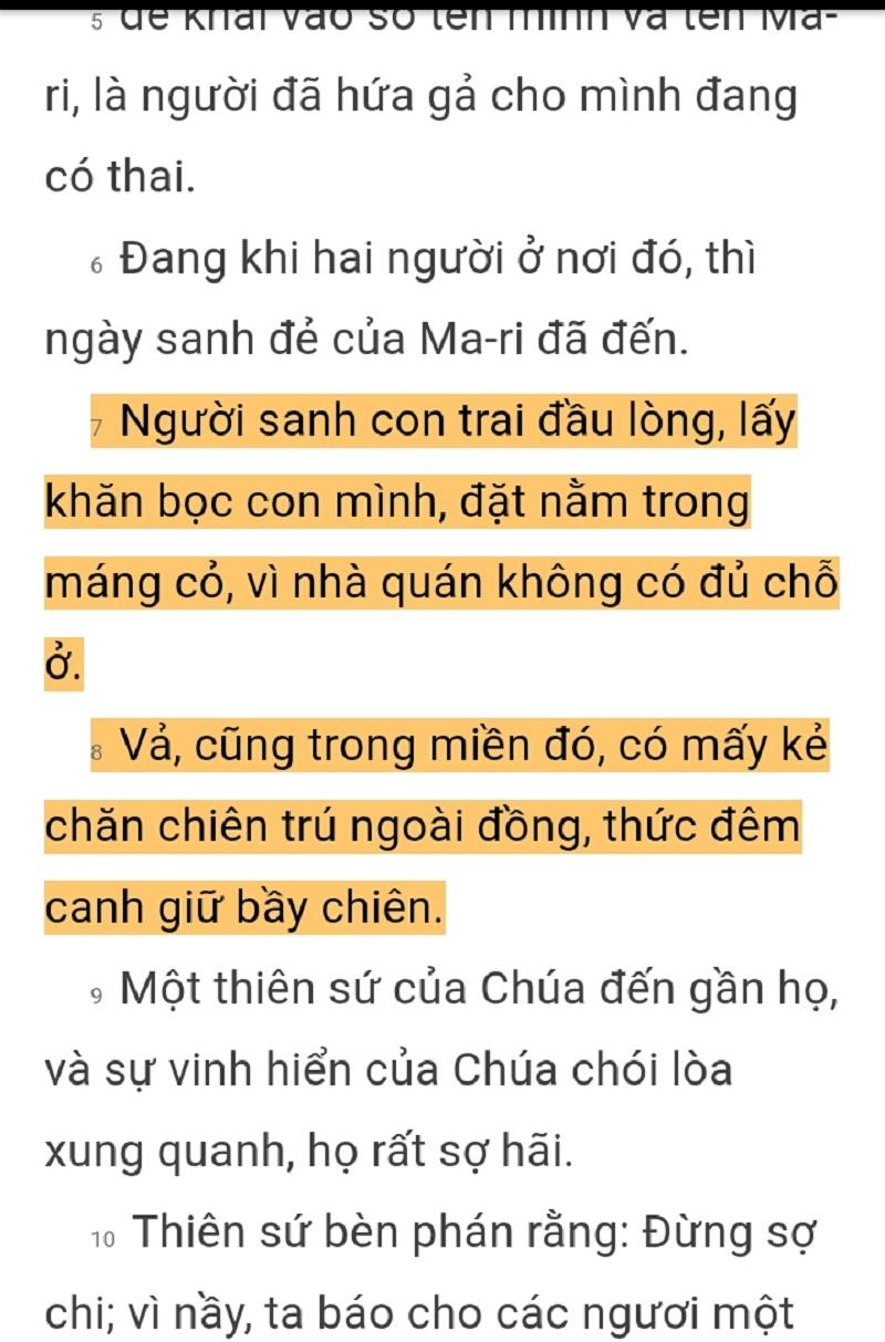 Cảnh Đức Chúa Jesus ra đời trong Kinh Thánh