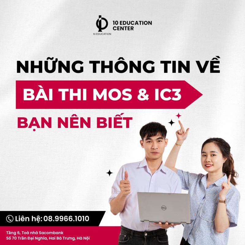 10 Education - Trung tâm luyện thi MOS/ IC3