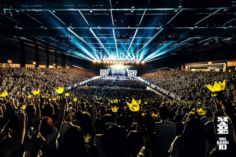 Một hình ảnh trong concert của BigBang.