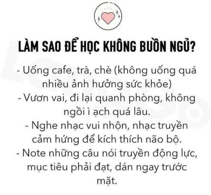 19h45 - 23h: Học các môn yêu cầu phải tính toán, không phải nhớ nhiều