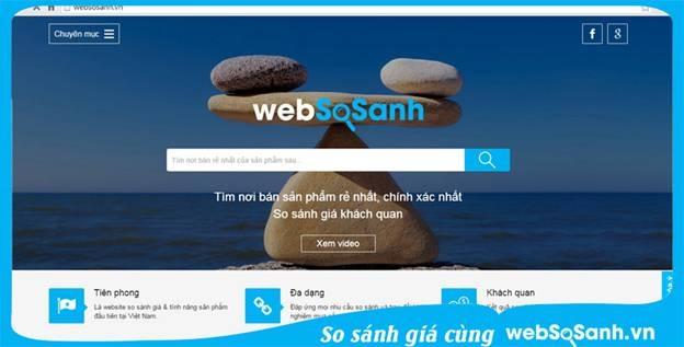 Giao diện chính của web