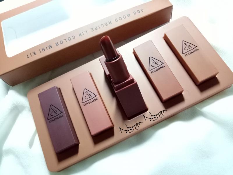 3CE Mood Recipe Matte Lip Color - #909 Smoked Rose là màu son nổi bật được yêu thích nhất