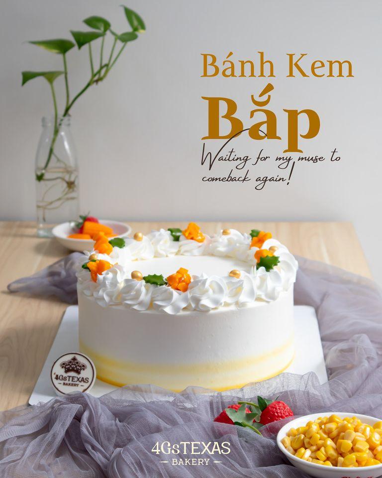 Bánh kem bắp tại 4Gs Texas Bakery