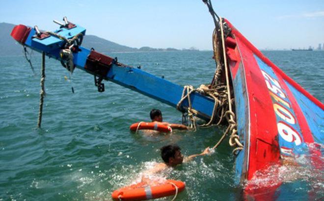 5 ngư dân mất tích do tàu cá chìm - ảnh: Soha