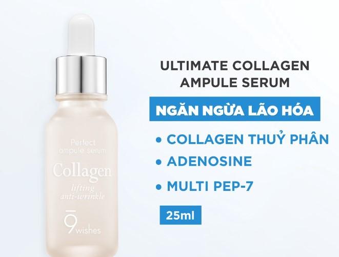 9 Wishes Ultimate Collagen Ampule Serum