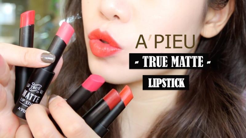 Son Môi A'pieu True Velvet Lipstick Rd01 Lovegraphy