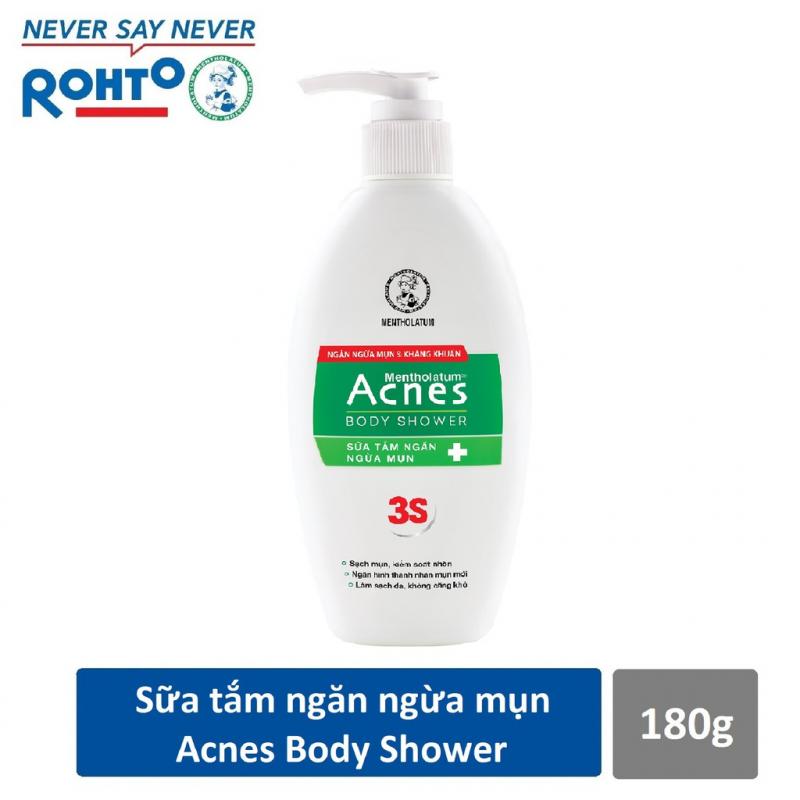 Acnes Body Shower - Sữa tắm trị mụn lưng đến từ V.Rohto Mentholatum