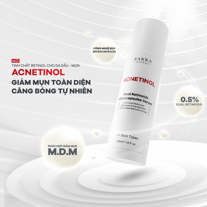 ACNETINOL - Tinh chất Retinol dành cho da dầu, mụn