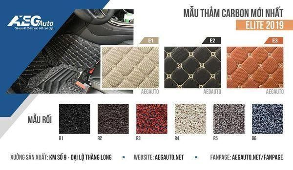 Những mẫu thảm Carbon mới nhất năm 2019 tại AEG Auto