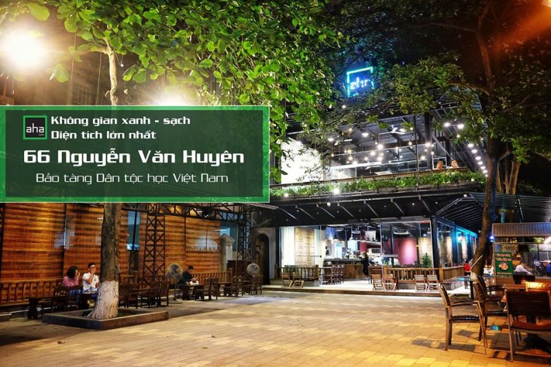 Quán cafe view đẹp nhất ở đường Nguyễn Văn Huyên, Hà Nội